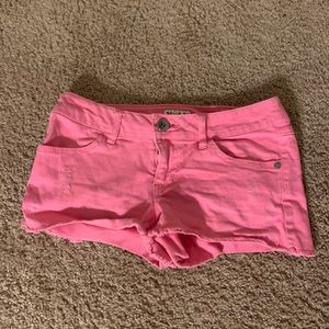 Pink shorts